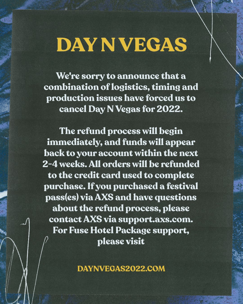 day n vegas 2022 canceled