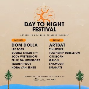 Day To Night Festival 2022 Lineup poster image