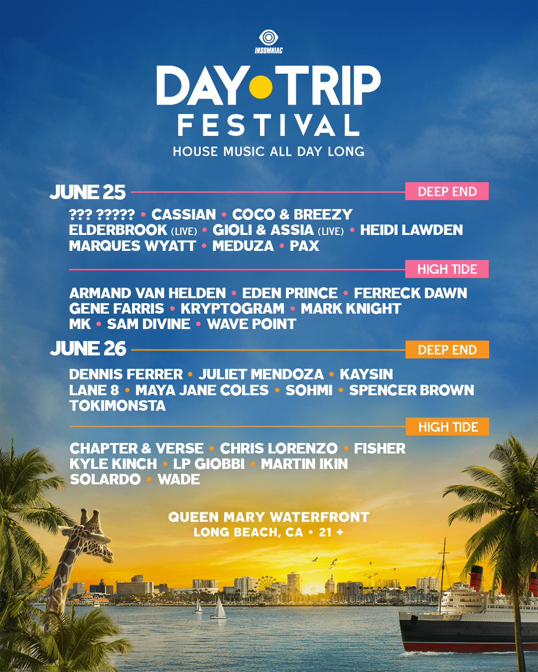 Day Trip Festival SoCal 2022 Lineup Grooveist
