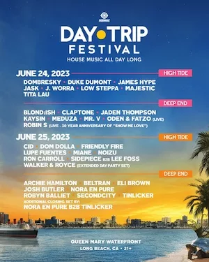 Day Trip Festival SoCal 2023 Lineup poster image