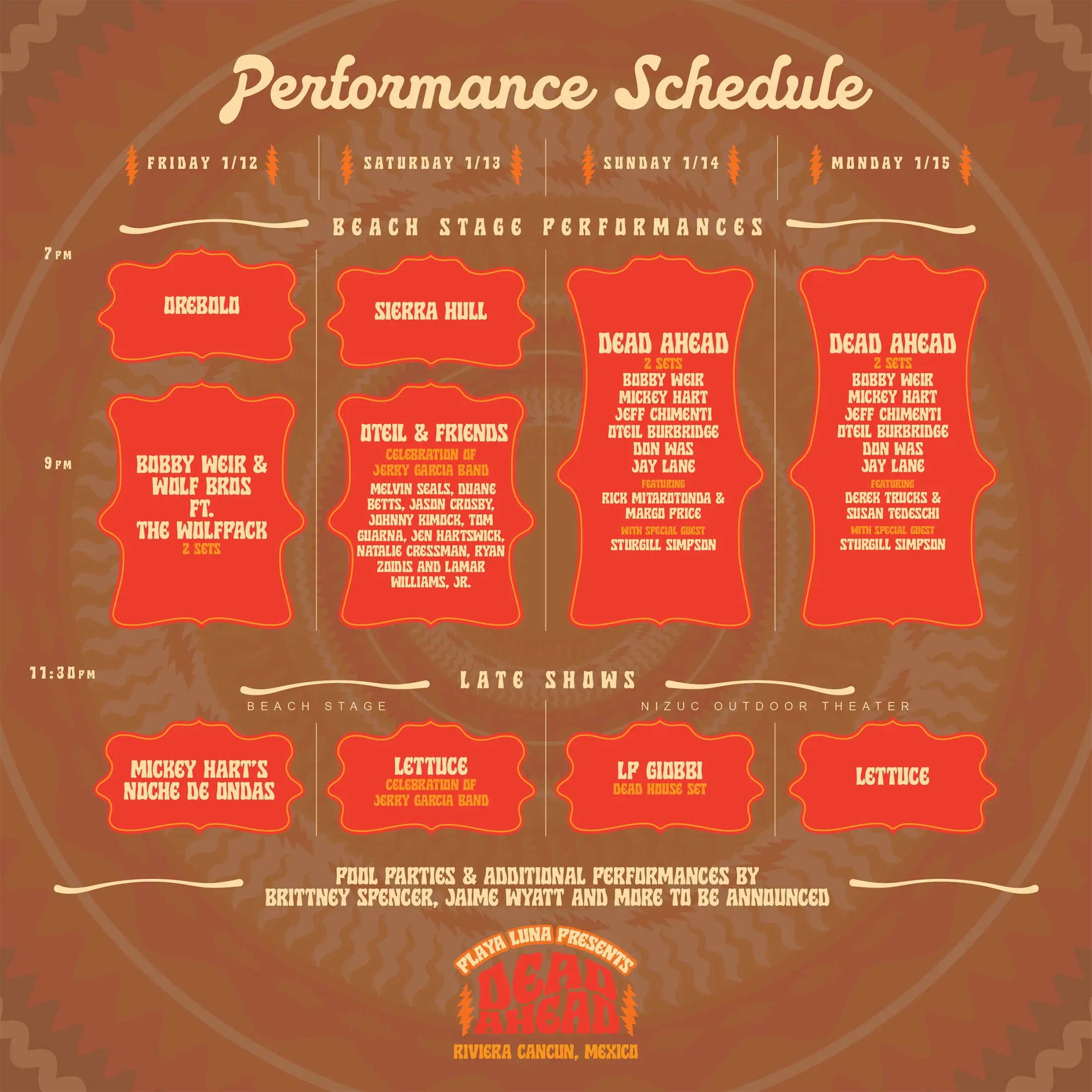 Dead Ahead Fest 2024 Lineup Grooveist