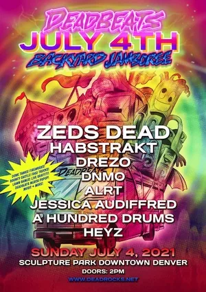 Deadbeats Backyard Jamboree 2021 Lineup poster image