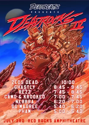 Deadrocks 2017 Lineup poster image