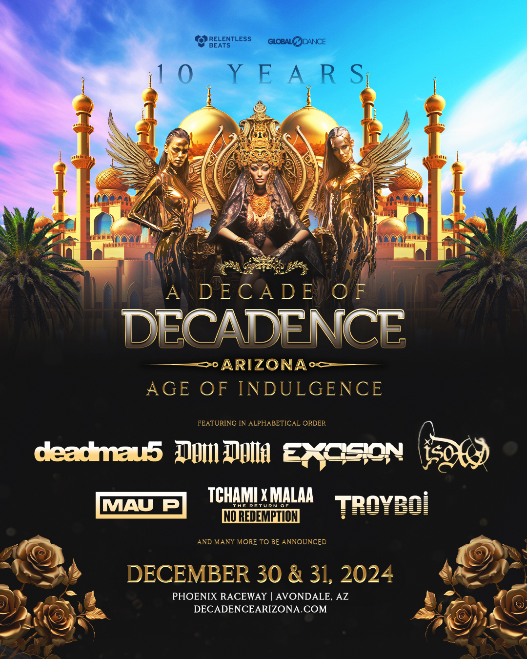 Decadence Arizona 2024 Lineup Grooveist