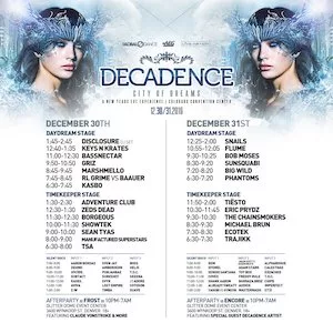 Decadence Colorado 2016 Lineup poster image