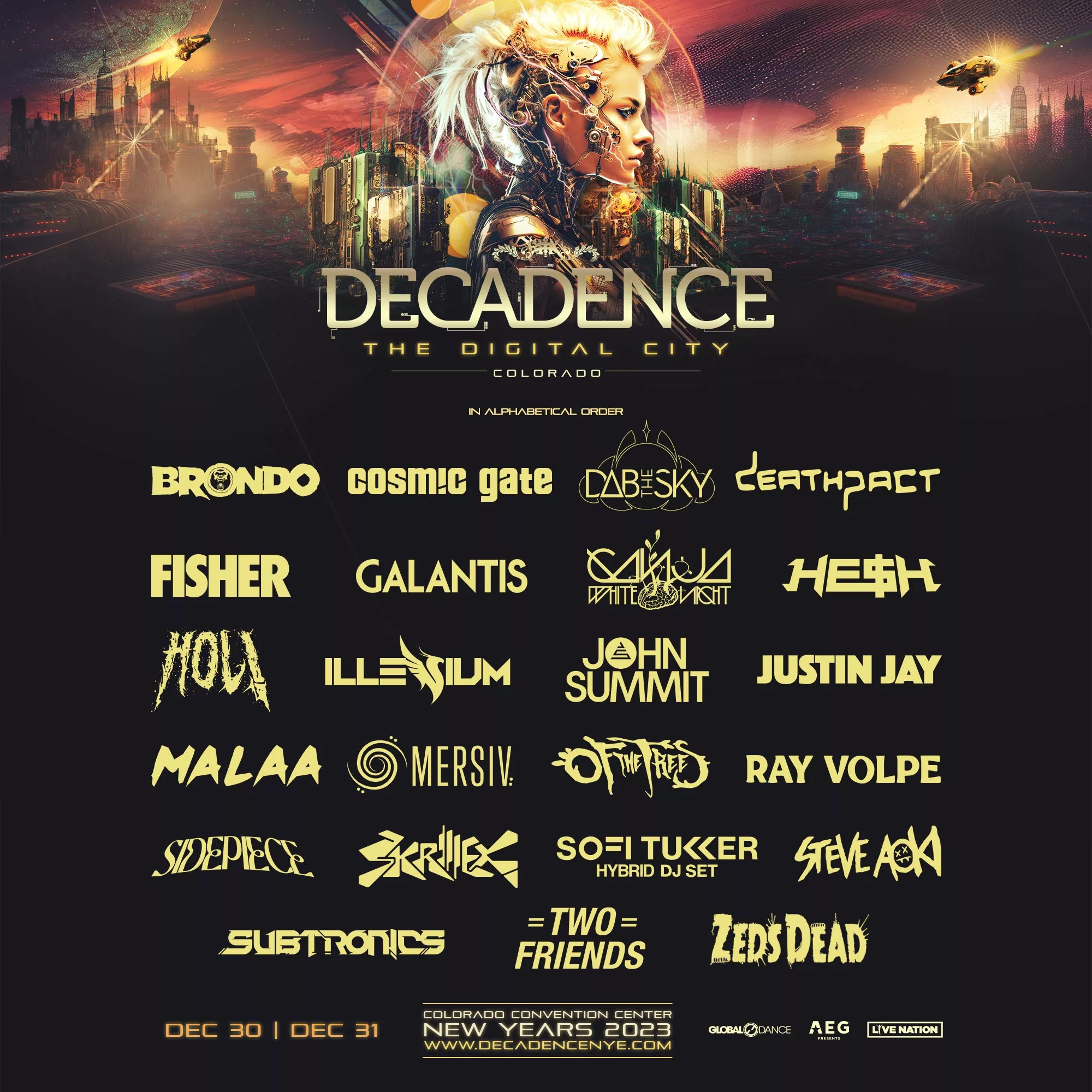 Decadence Colorado Reveals 2023 New Year’s Eve Lineup Grooveist