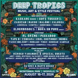 Deep Tropics 2024 Lineup poster image