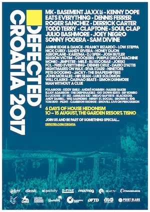 Defected Croatia 2017 Lineup poster image