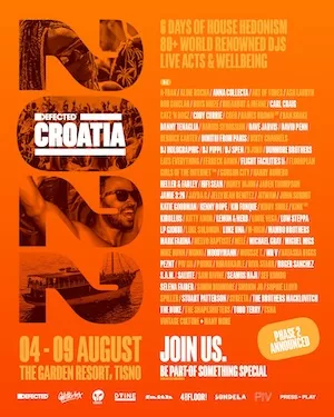 Defected Croatia 2022 Lineup poster image