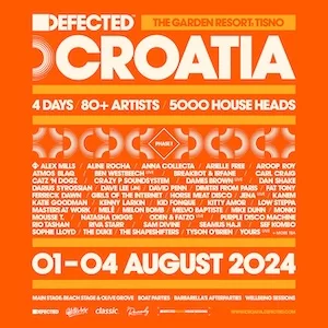 Defected Croatia 2024 Lineup poster image