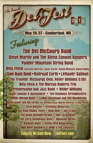 DelFest 2012 Lineup poster image