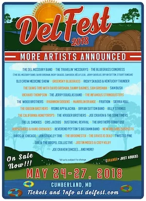 DelFest 2018 Lineup poster image