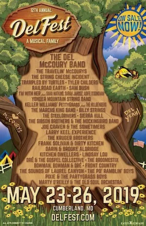 DelFest 2019 Lineup poster image