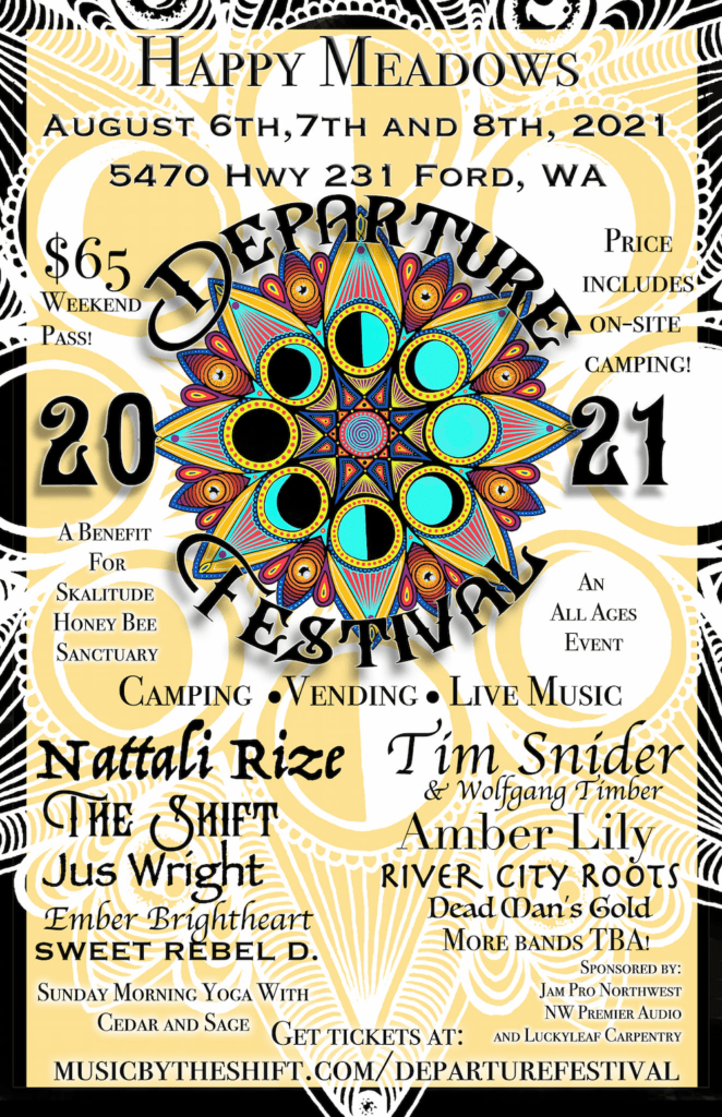 departure fest nw 2021 lineup poster
