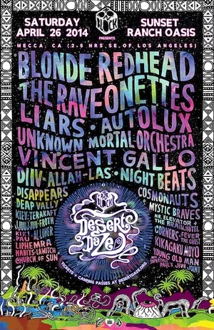 Desert Daze 2014 Lineup poster image