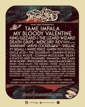 Desert Daze 2018 Lineup poster image