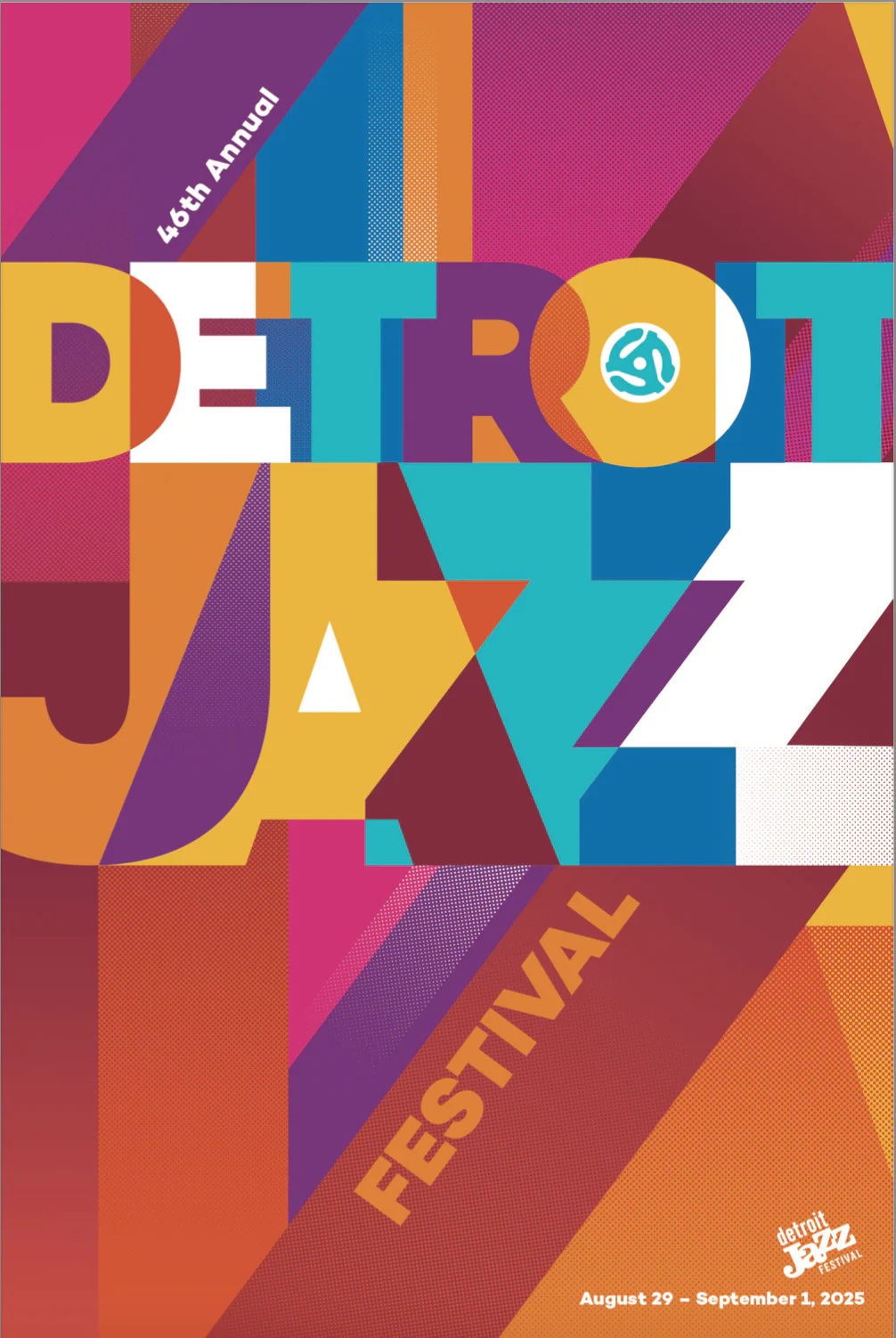 Detroit Jazz Festival lineup poster