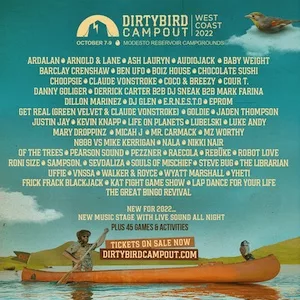 Dirtybird Campout West Coast 2022 Lineup poster image