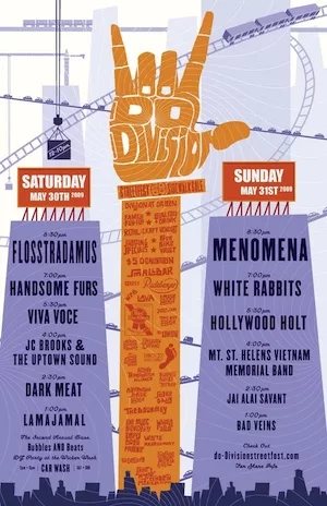 Do Division Street Fest 2009 Lineup poster image