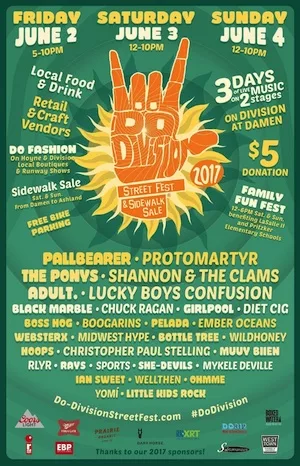 Do Division Street Fest 2017 Lineup poster image