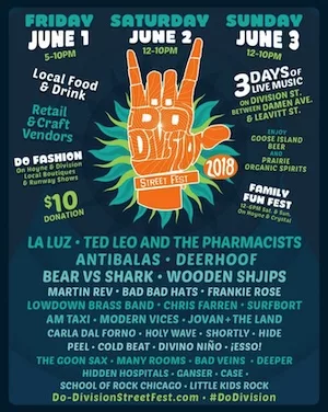 Do Division Street Fest 2018 Lineup poster image