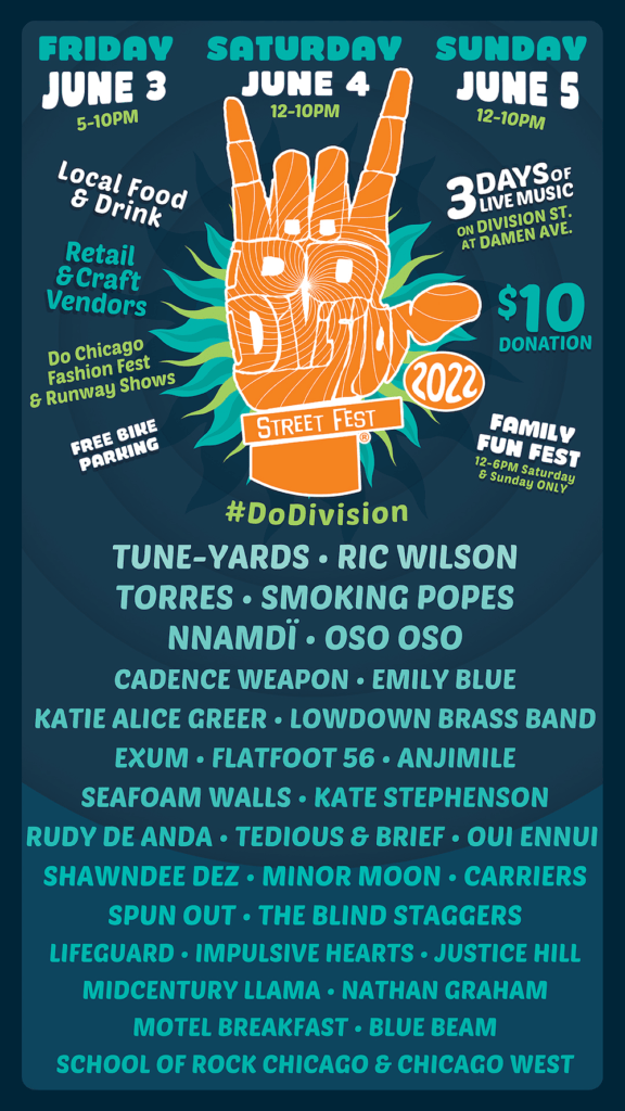 do division street fest 2022 lineup poster