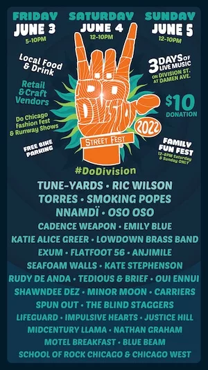 Do Division Street Fest 2022 Lineup poster image