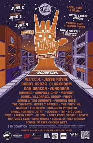 Do Division Street Fest 2023 Lineup poster image