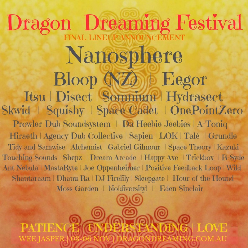 Dragon Dreaming Festival 2017 Lineup poster image
