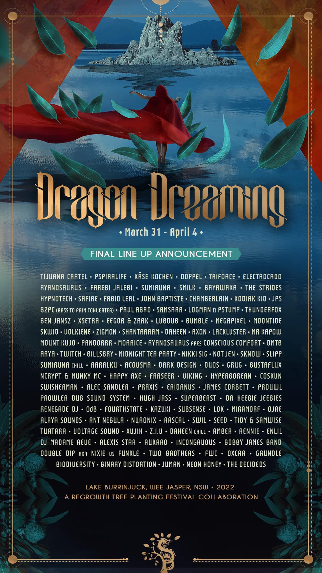 Dragon Dreaming Festival 2022 Lineup poster image