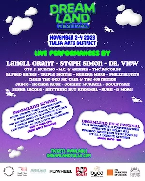 Dreamland Festival Tulsa 2023 Lineup poster image