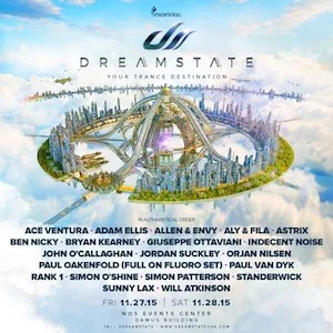 Dreamstate SoCal 2015 Lineup poster image