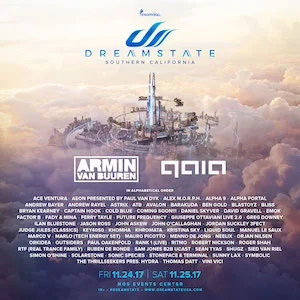 Dreamstate SoCal 2017 Lineup poster image