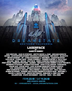 Dreamstate SoCal 2018 Lineup poster image