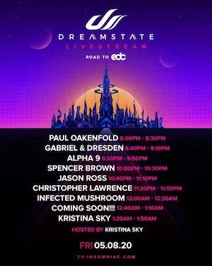 Dreamstate SoCal 2020 Lineup poster image