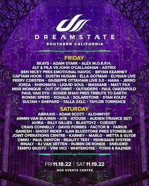 Dreamstate SoCal 2022 Lineup poster image