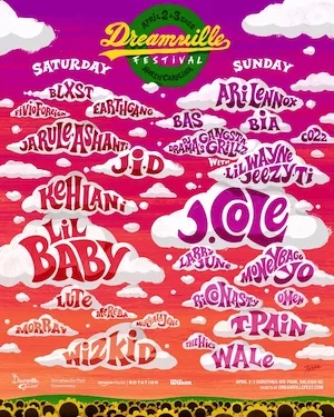Dreamville Festival 2022 Lineup poster image