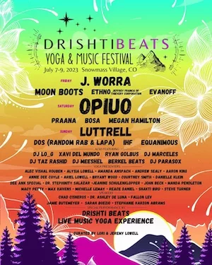 Drishti Beats Yoga & Music Festival 2023 Lineup poster image