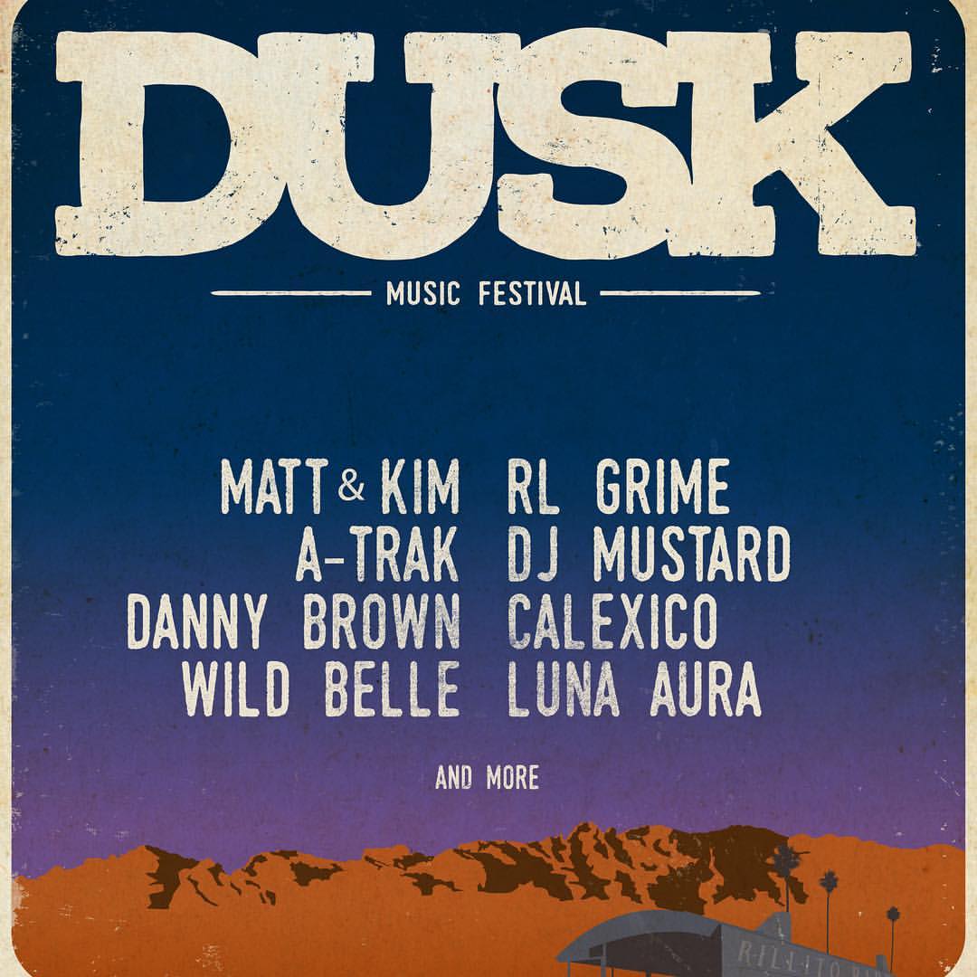 Dusk Music Festival 2016 Lineup poster image
