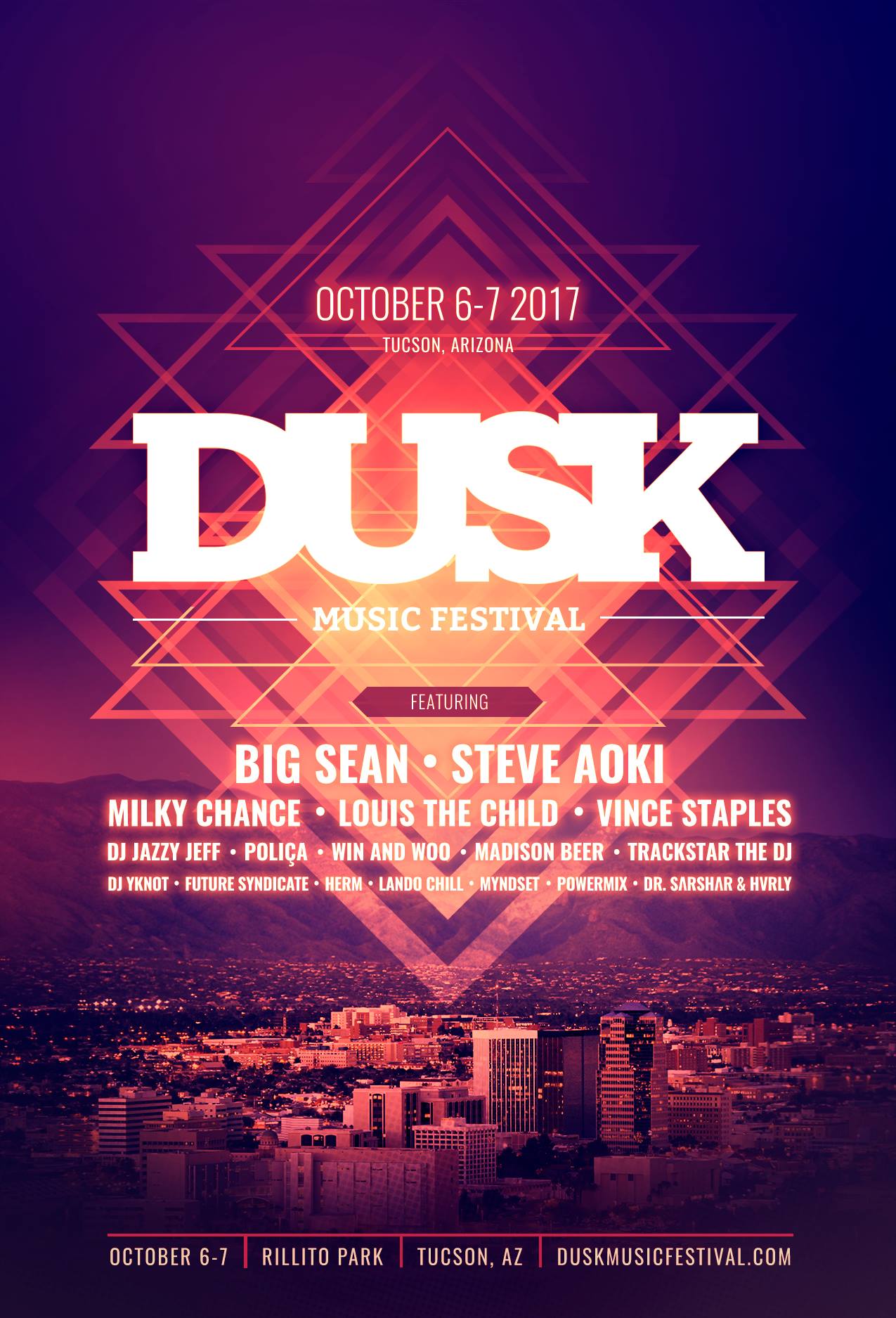 Dusk Music Festival 2017 Lineup poster image