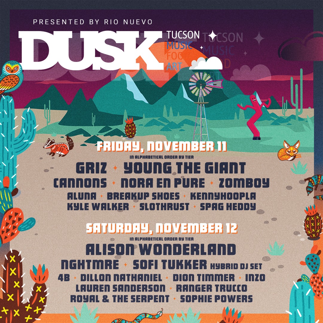 Dusk Music Festival 2022 Lineup poster image