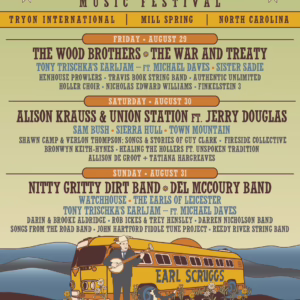 Earl Scruggs Music Festival 2025 Lineup poster image