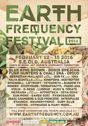 Earth Frequency Festival 2016 Lineup poster image