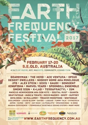 Earth Frequency Festival 2017 Lineup poster image