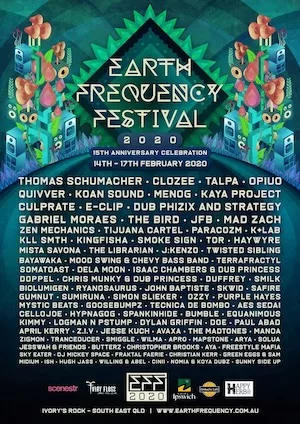 Earth Frequency Festival 2020 Lineup poster image