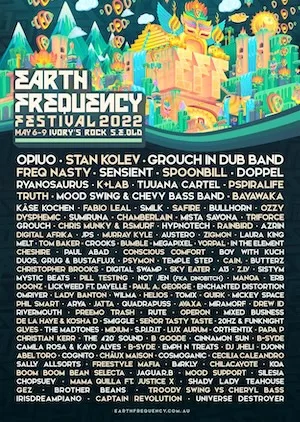 Earth Frequency Festival 2022 Lineup poster image