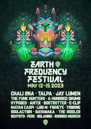 Earth Frequency Festival 2023 Lineup poster image