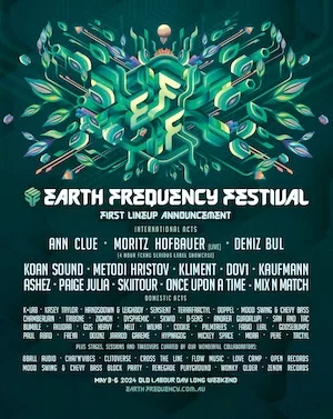 Earth Frequency Festival 2024 Lineup poster image
