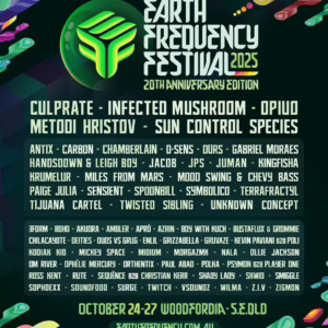 Earth Frequency Festival 2025 Lineup poster image
