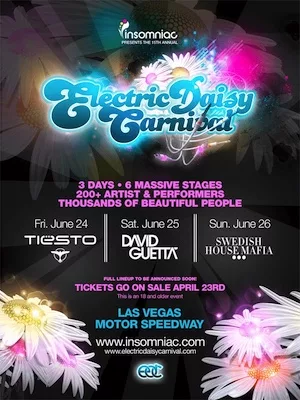 EDC Las Vegas 2011 Lineup poster image